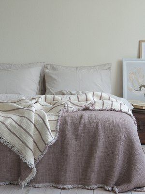 Муслінове покривало 170х230 LA MODNO MAGIC MINK (100% бавовна) темно-бежеве 200409 фото