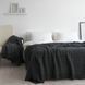 Покривало 220x240 LA MODNO Genova Anthracite (50% бавовна, 50% акрил) темно-сіре 200229 фото 2