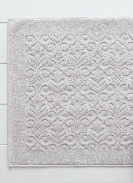 Рушник для ніг 50x70 PAVIA RENA BEIGE світло-сірий 402176 фото