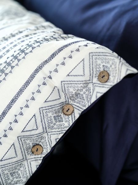 Комплект постільної білизни 200x220 LIMASSO COSTAL TRIO INDIGO 800568 фото