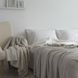 Покривало 170x240 LA MODNO Corn Natural Linen (50% бавовна, 50% акрил) бежеве 200243 фото 7