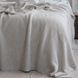 Покривало 170x240 LA MODNO Corn Natural Linen (50% бавовна, 50% акрил) бежеве 200243 фото 3