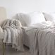 Покривало 220x240 LA MODNO Genova Natural Linen (50% бавовна, 50% акрил) бежеве 200227 фото 9