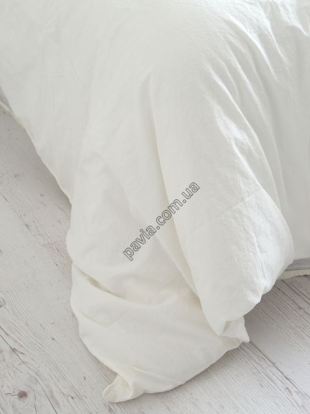 Комплект постільної білизни СІМЕЙНИЙ LIMASSO SNOW WHITE STANDART молочний 800253 фото