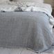 Муслінове покривало 220х240 LA MODNO FANCY GRAY (100% бавовна) сіре 200385 фото 4