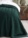 Покривало 170x240 LA MODNO Genova Emerald (50% бавовна, 50% акрил) зелене 200250 фото 3
