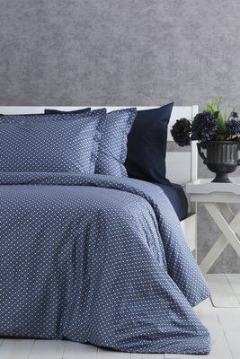 Комплект постільної білизни СІМЕЙНИЙ PAVIA VIRGINIA D.BLUE 402445 фото