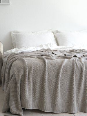 Покривало 220x240 LA MODNO Corn Beige (50% бавовна, 50% акрил) бежеве 200253 фото