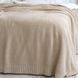 Покривало 130x170 LA MODNO WoolCotton Balance Champagne Beige (50% вовна, 50% бавовна) бежеве 200430 фото 4