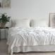 Постільна білизна жакардова 200x220 LA MODNO JACQUARD STONEWASHED Milk кремова 200431 фото 1