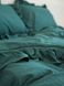 Комплект постільної білизни СІМЕЙНИЙ LIMASSO DARK GREEN EXCLUSIVE зелений 800351 фото 3