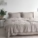 Постільна білизна жакардова 200x220 LA MODNO JACQUARD STONEWASHED Simply Taupe бежева 200433 фото 1