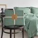 Постільна білизна жакардова 200x220 LA MODNO JACQUARD STONEWASHED Sage Green зелена 200435 фото 6