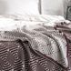 Покривало 150x200 LA MODNO MONOGRAM Brown-Ecru (100% бавовна) коричневе 200186 фото 4