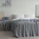 Покривало в'язане 220x240 LA MODNO GENOVA Sky Gray (50% бавовна, 50% акрил) сіро-небесне 200228 фото 3