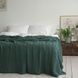 Покривало 170x240 LA MODNO Genova Duck Green (50% бавовна, 50% акрил) зелене 200416 фото 2