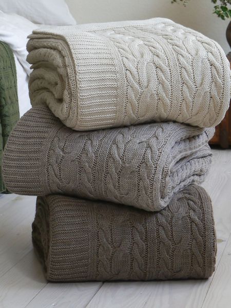 Покривало 170x240 LA MODNO Genova Beige (50% бавовна, 50% акрил) бежеве 200252 фото