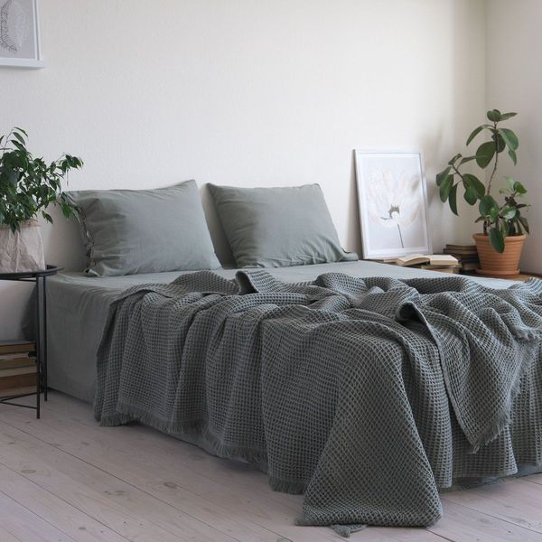 Покривало 220х240 LA MODNO PIKE STONEWASHED French Green 200369 фото