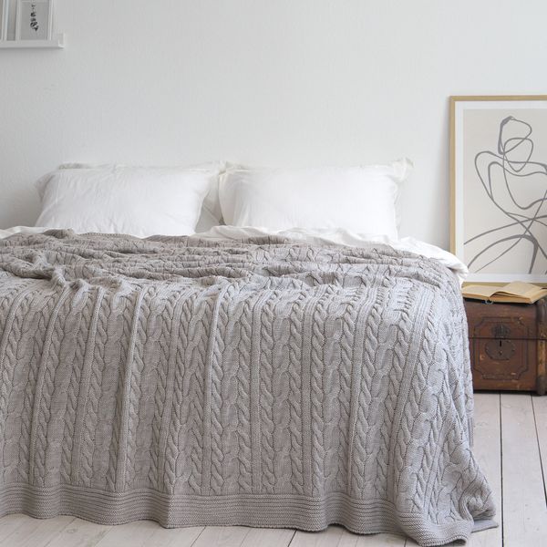 Покривало 170x240 LA MODNO Genova Beige (50% бавовна, 50% акрил) бежеве 200252 фото