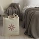 Покривало 130x170 LA MODNO WoolCotton Balance Mink (50% вовна, 50% бавовна) коричневе 200419 фото 8