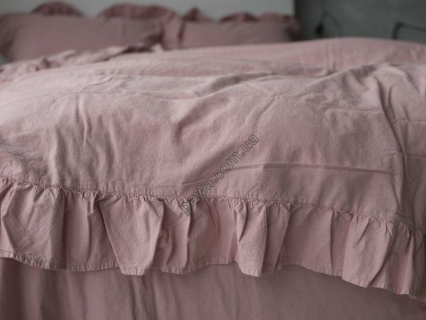 Комплект постільної білизни СІМЕЙНИЙ LIMASSO PALE MAVUE EXCLUSIVE рожевий 800229 фото