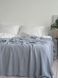 Покривало 150x200 LA MODNO WoolCotton Balance Sky Gray (50% вовна, 50% бавовна) сіро-небесне 200423 фото 1