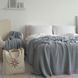 Покривало 150x200 LA MODNO WoolCotton Balance Sky Gray (50% вовна, 50% бавовна) сіро-небесне 200423 фото 7
