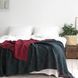 Покривало 150x200 LA MODNO DIAMOND Green-Burgundy (100% бавовна) зелене 200261 фото 2