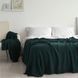 Покривало 150x200 LA MODNO WoolCotton Balance Emerald (50% вовна, 50% бавовна) темно-зелене 200426 фото 4