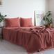 Комплект простирадло 240х260 з наволочками 50х70 (2шт.) LA MODNO STONEWASHED Terra Cotta 200390 фото 3