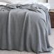 Покривало 170x240 LA MODNO Corn Gray (50% бавовна, 50% акрил) сіре 200347 фото 3
