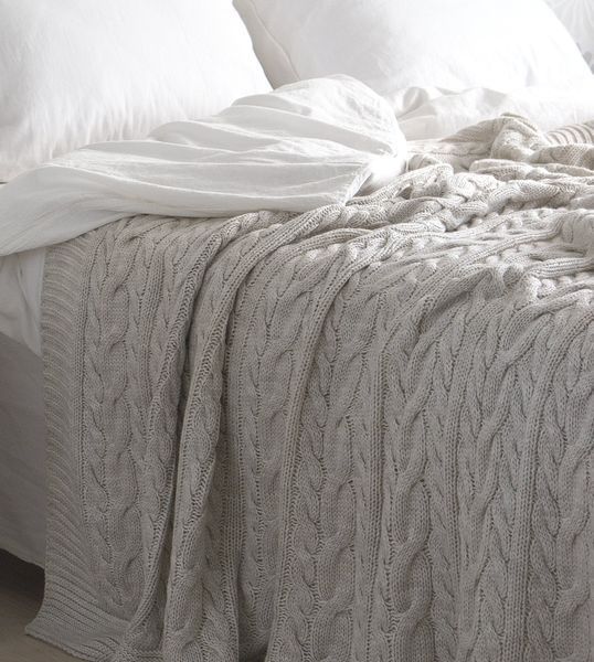 Покривало 170x240 LA MODNO Genova Natural Linen (50% бавовна, 50% акрил) бежеве 200264 фото