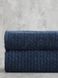 Набір рушників PAVIA VALENTE LACIVERT (75х150, 50х85) синій 402279 фото 2