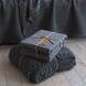 Комплект простирадло 240х260 з наволочками 50х70 (2шт.) LA MODNO STONEWASHED Anthracite 200393 фото 4