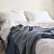Покривало 200х220 LA MODNO COSY Dark Blue-Sky Gray синє/сіре 200292 фото 3