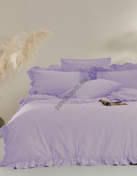 Комплект постільної білизни СІМЕЙНИЙ LIMASSO VIOLET EXCLUSIVE фіолетовий 800560 фото